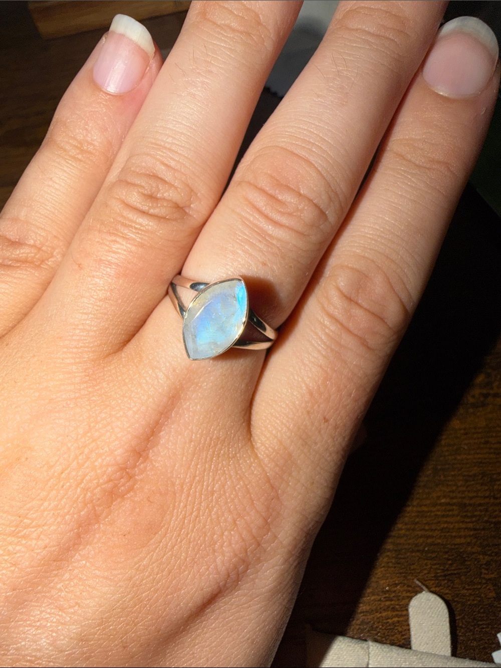 Moonstone ring - Picture 5 of 8